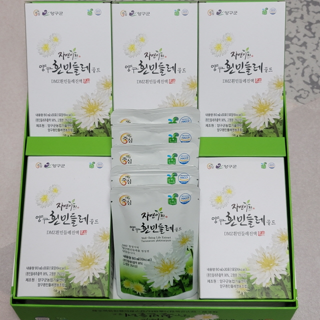 양구 흰민들레 영농조합법인,양구흰민들레 진액 골드 4박스